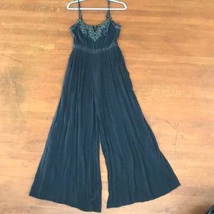 Encore Wide Leg Empire Waist Jumpsuit